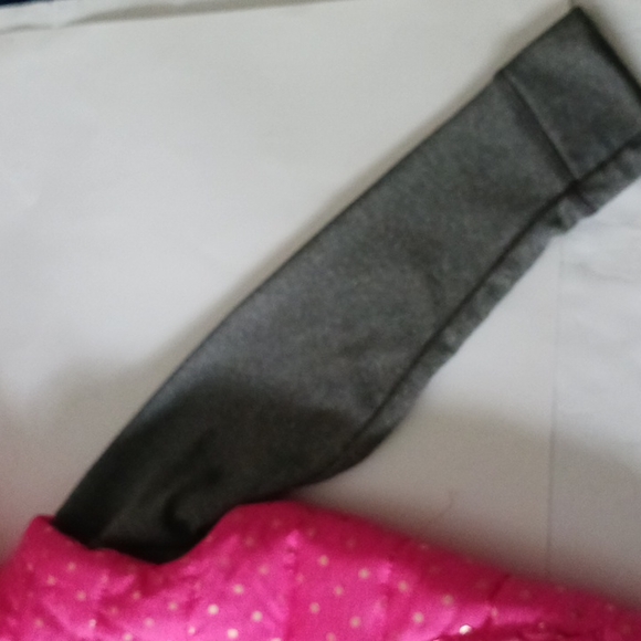 BODY GLOVE GIRL'S HOODED PUFFER JACKET PINK/GREY SIZE 7 - Picture 5 of 10